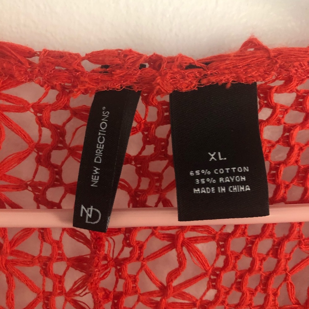 New Directions knit cover up - Picture 4 of 6